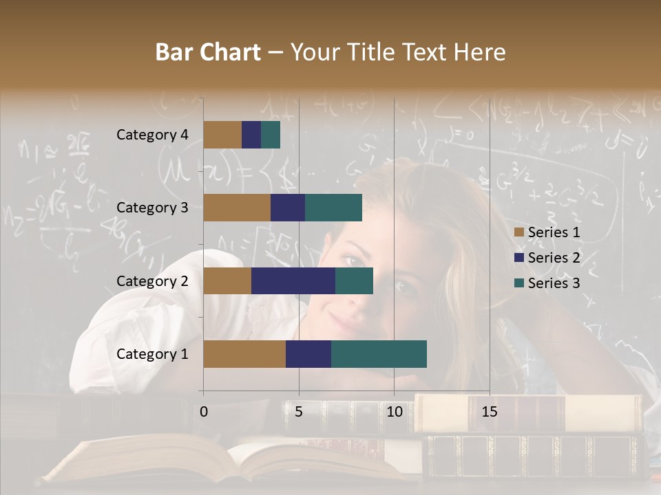 School Beauty Female PowerPoint Template