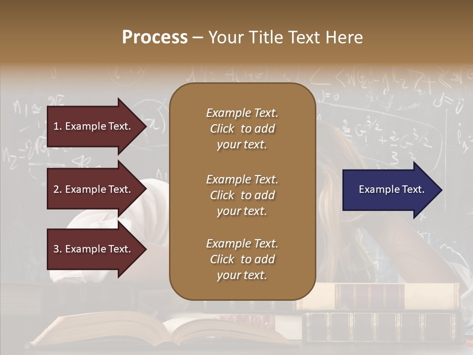 School Beauty Female PowerPoint Template