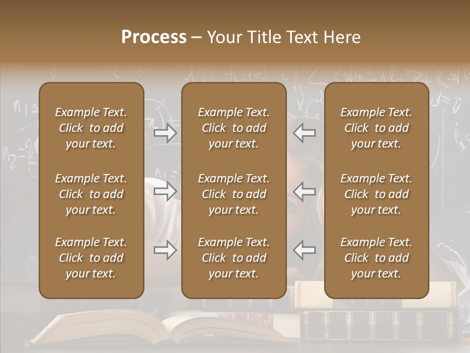 School Beauty Female PowerPoint Template