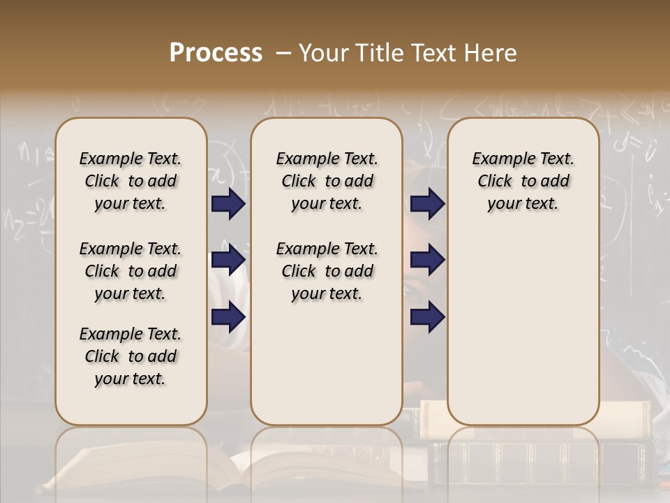 School Beauty Female PowerPoint Template