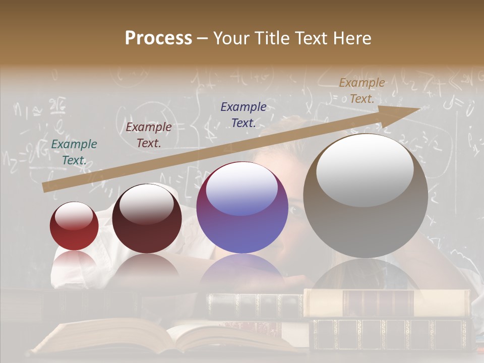 School Beauty Female PowerPoint Template