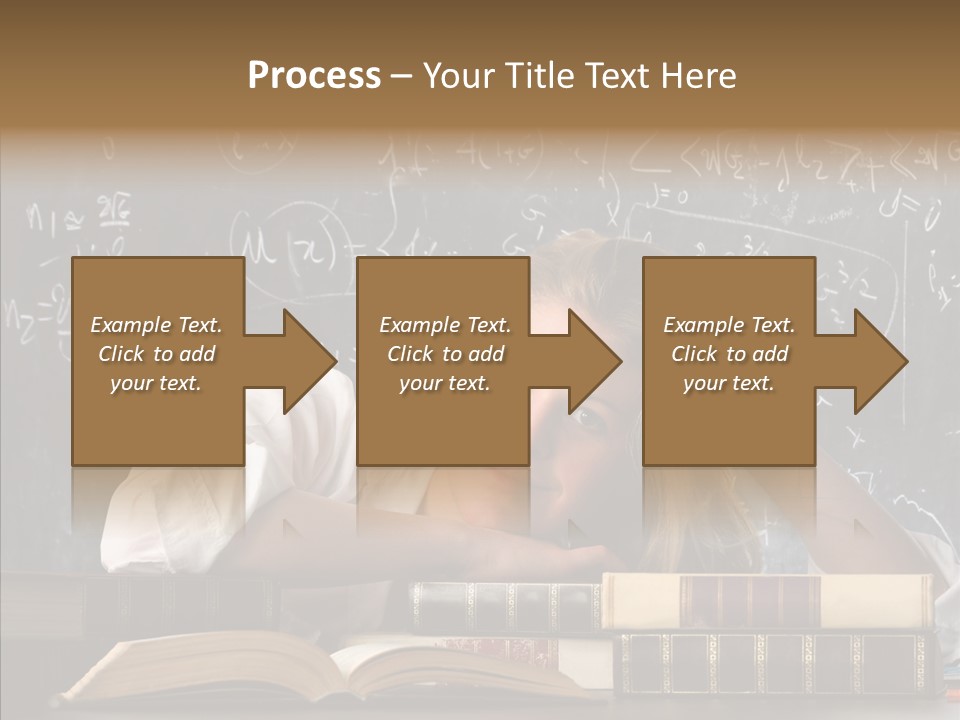 School Beauty Female PowerPoint Template