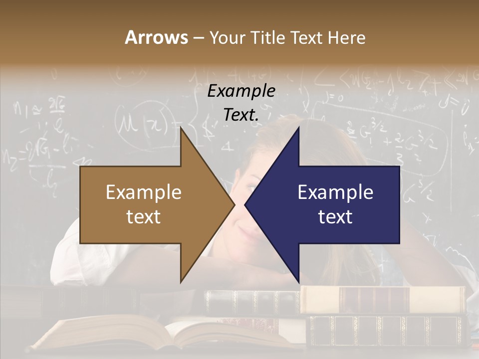 School Beauty Female PowerPoint Template