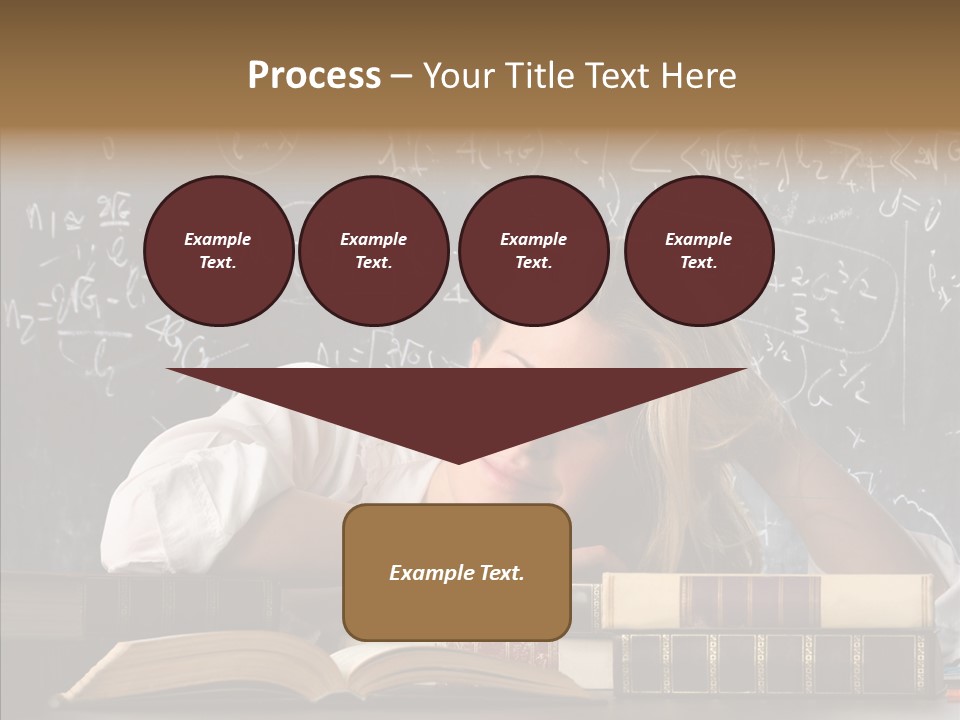 School Beauty Female PowerPoint Template