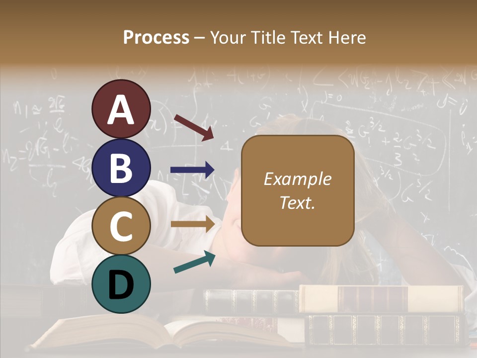 School Beauty Female PowerPoint Template
