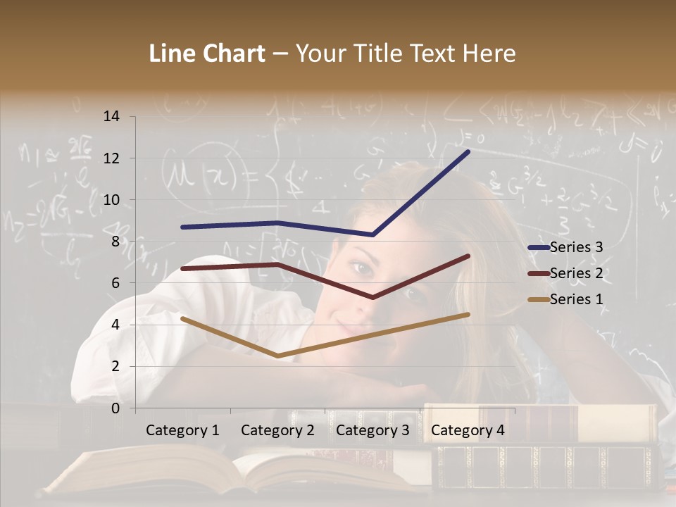 School Beauty Female PowerPoint Template