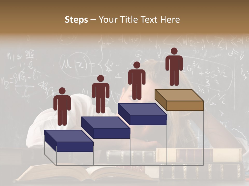 School Beauty Female PowerPoint Template