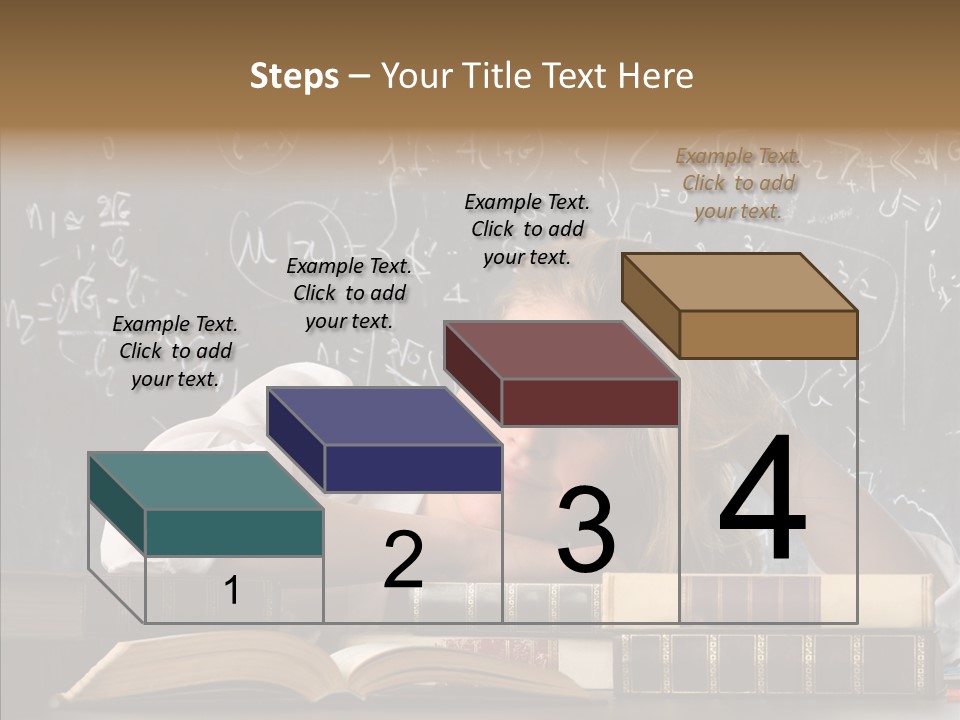 School Beauty Female PowerPoint Template