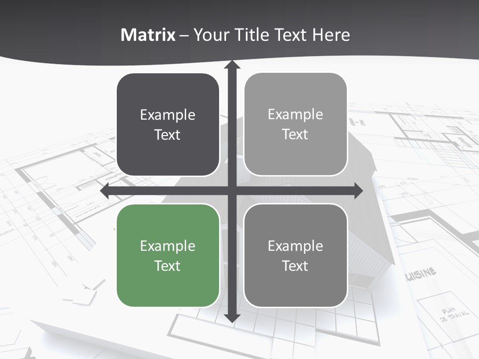 Fireplace Plan Diagram PowerPoint Template