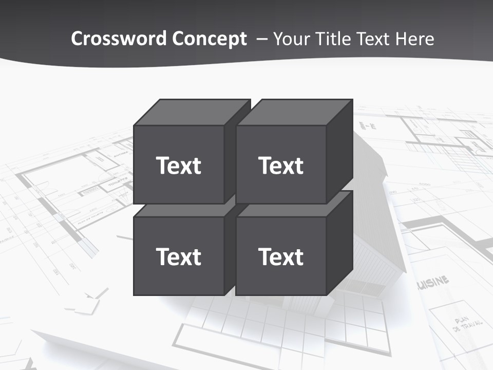 Fireplace Plan Diagram PowerPoint Template