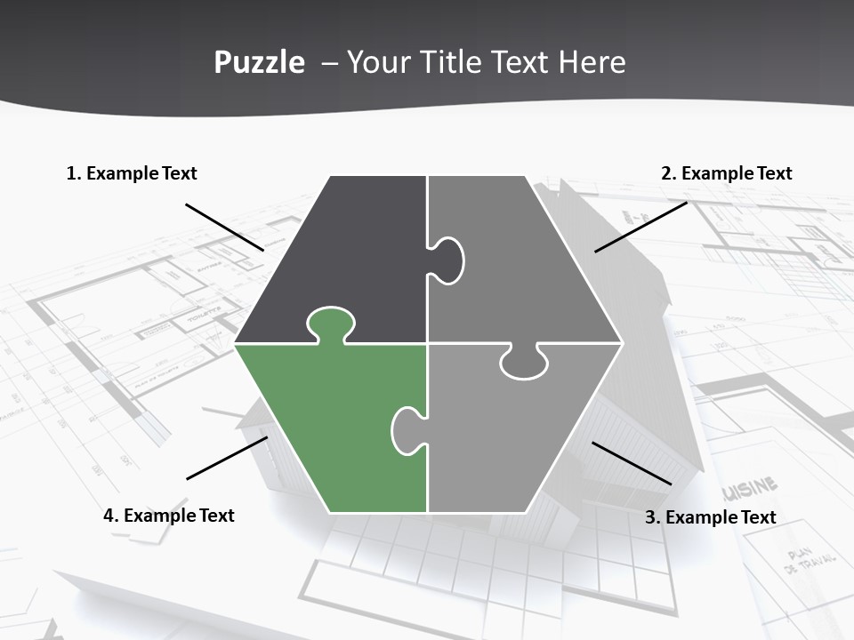 Fireplace Plan Diagram PowerPoint Template