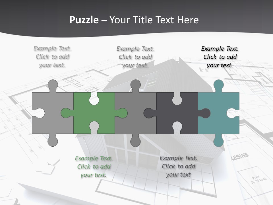 Fireplace Plan Diagram PowerPoint Template