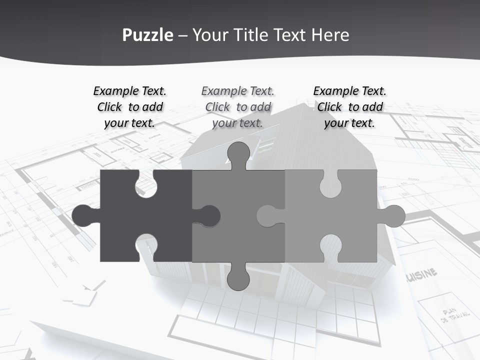 Fireplace Plan Diagram PowerPoint Template