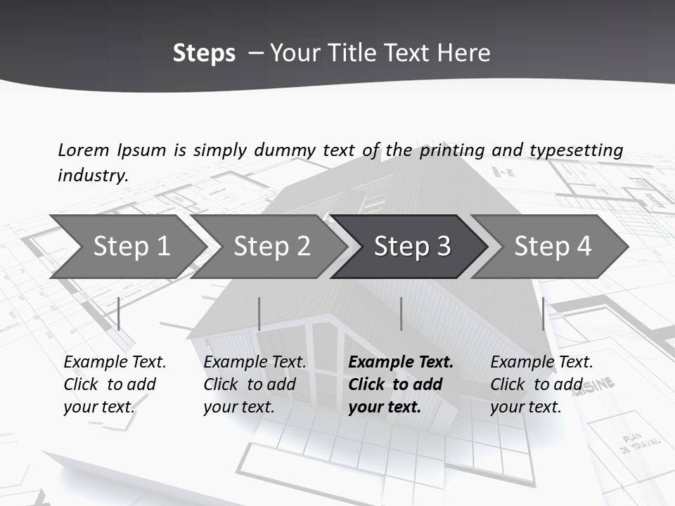 Fireplace Plan Diagram PowerPoint Template