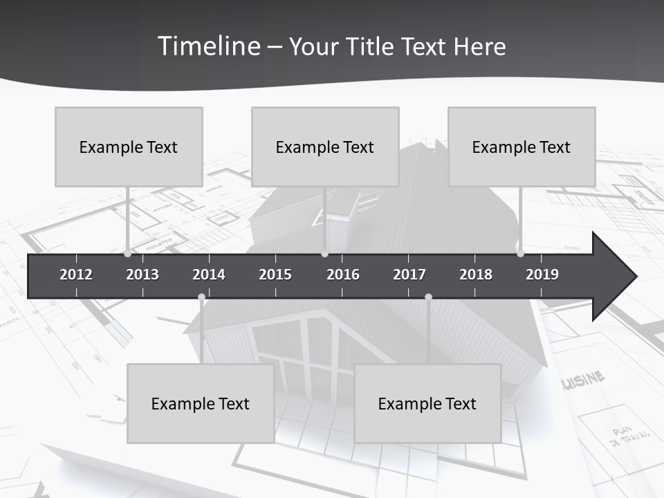 Fireplace Plan Diagram PowerPoint Template