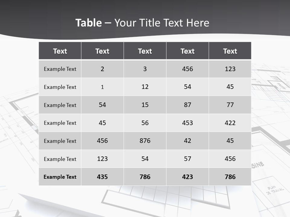 Fireplace Plan Diagram PowerPoint Template
