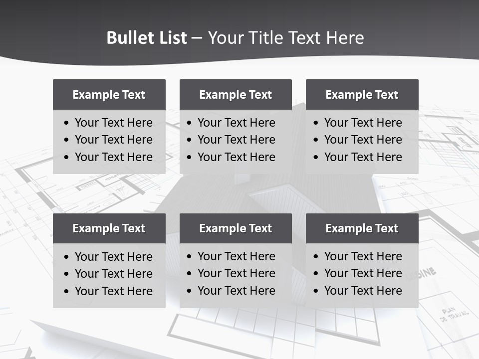 Fireplace Plan Diagram PowerPoint Template
