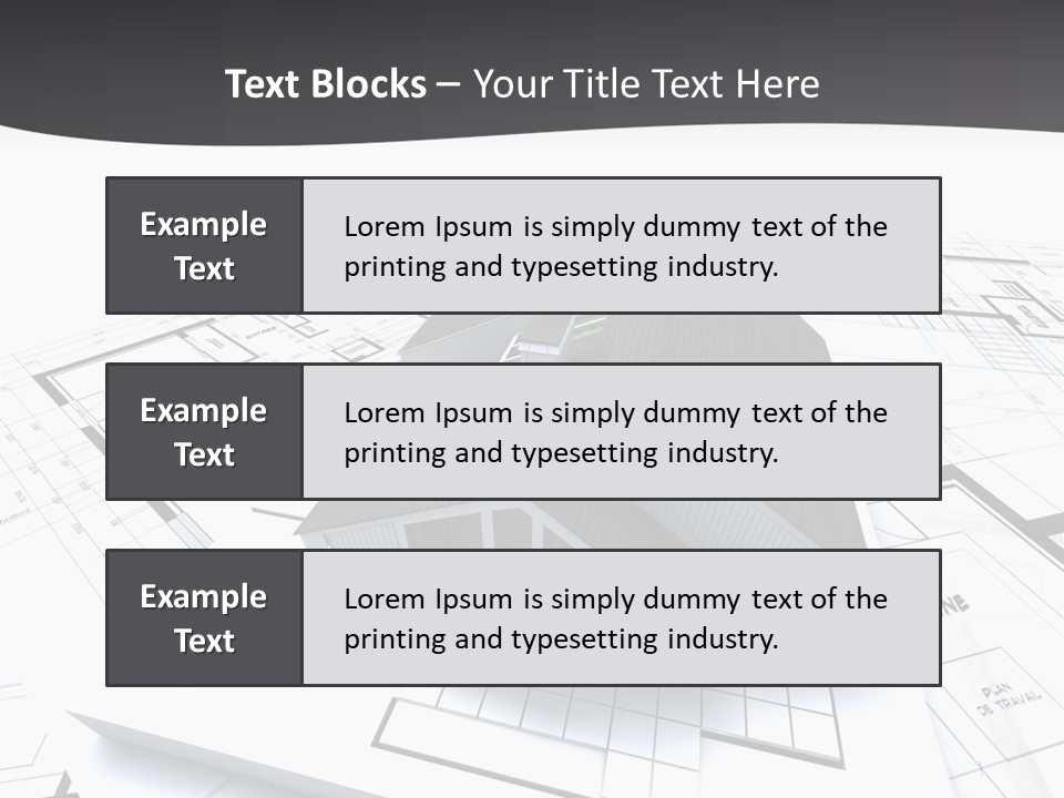Fireplace Plan Diagram PowerPoint Template