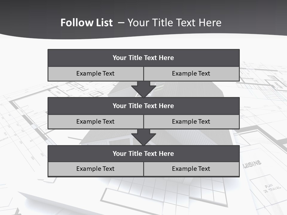 Fireplace Plan Diagram PowerPoint Template