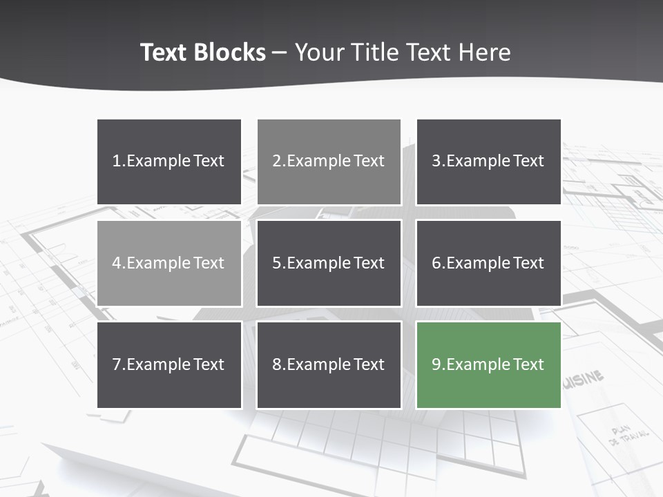 Fireplace Plan Diagram PowerPoint Template