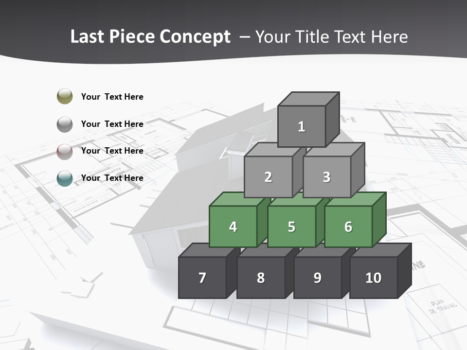 Fireplace Plan Diagram PowerPoint Template