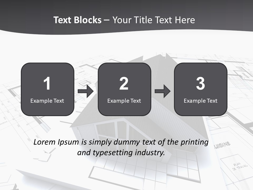 Fireplace Plan Diagram PowerPoint Template