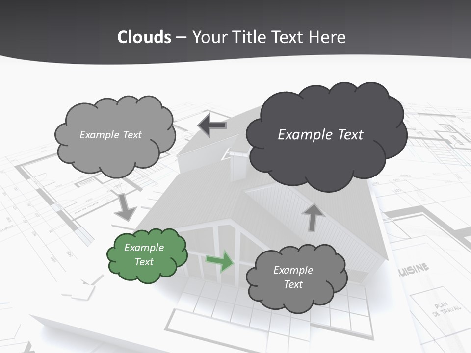 Fireplace Plan Diagram PowerPoint Template