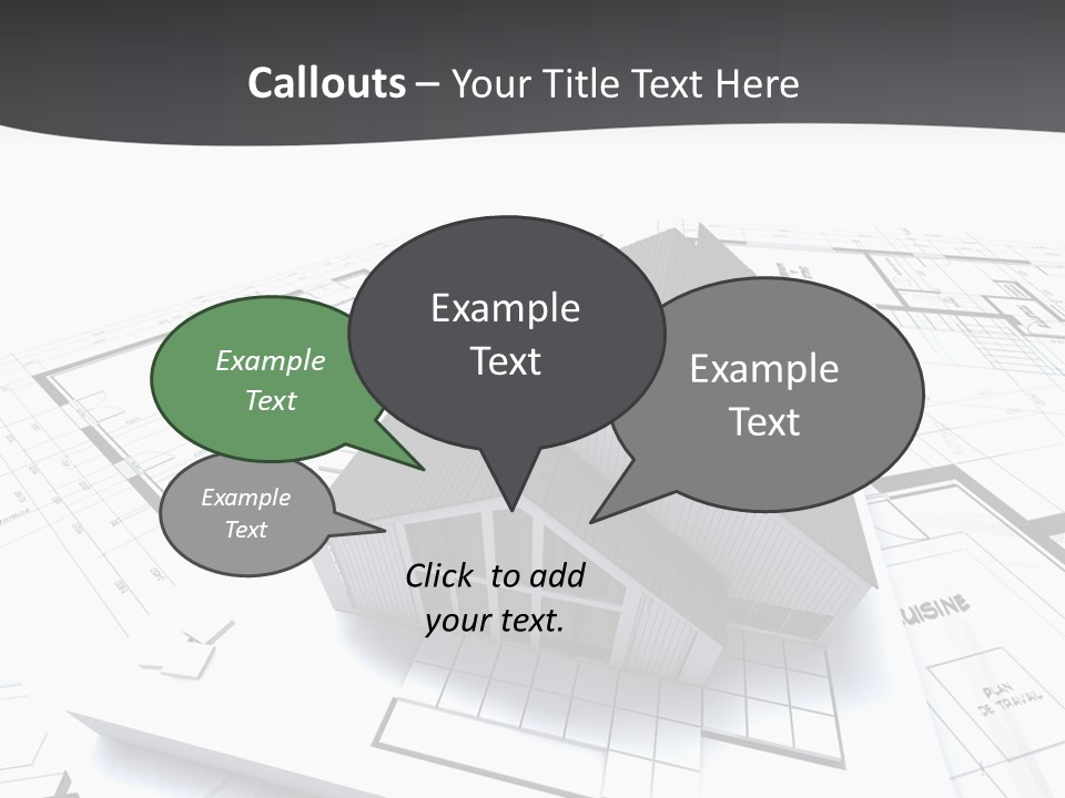 Fireplace Plan Diagram PowerPoint Template