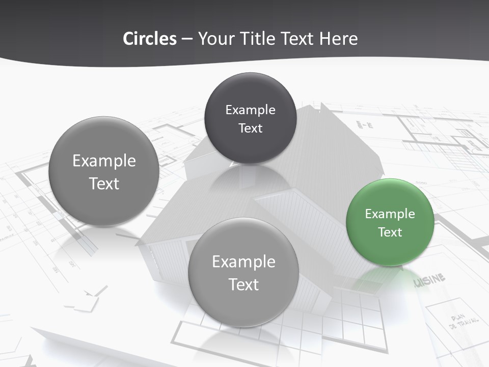 Fireplace Plan Diagram PowerPoint Template