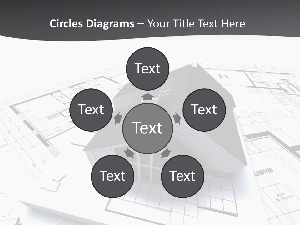 Fireplace Plan Diagram PowerPoint Template