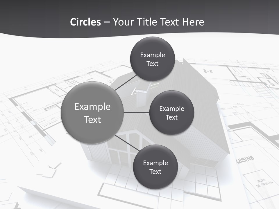 Fireplace Plan Diagram PowerPoint Template