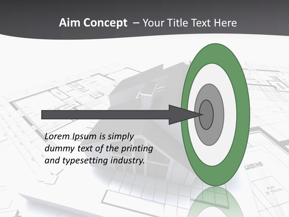 Fireplace Plan Diagram PowerPoint Template