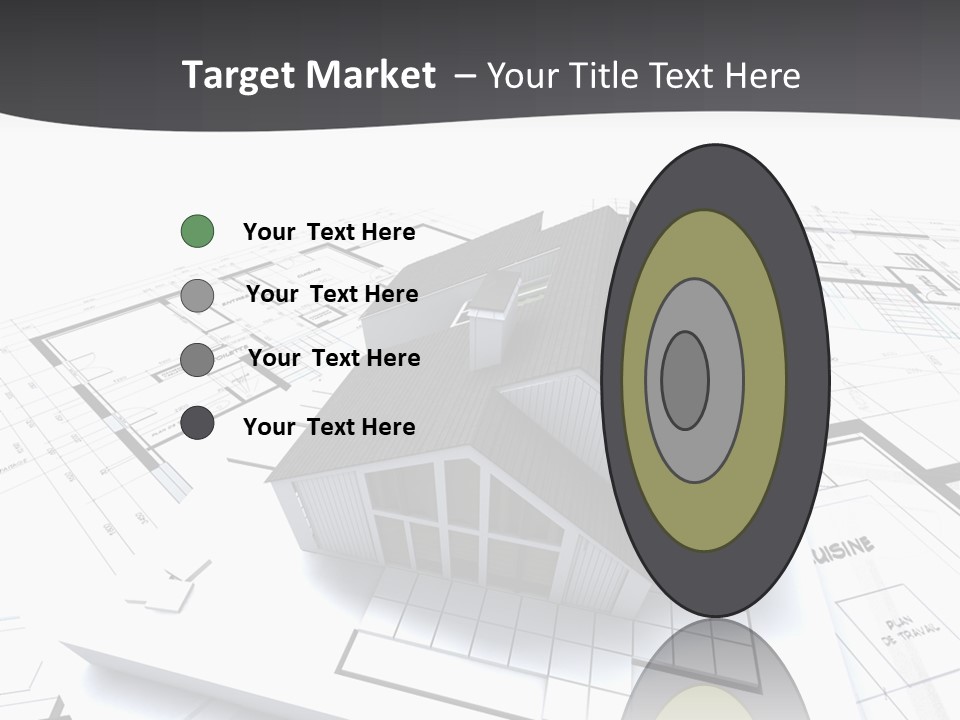 Fireplace Plan Diagram PowerPoint Template