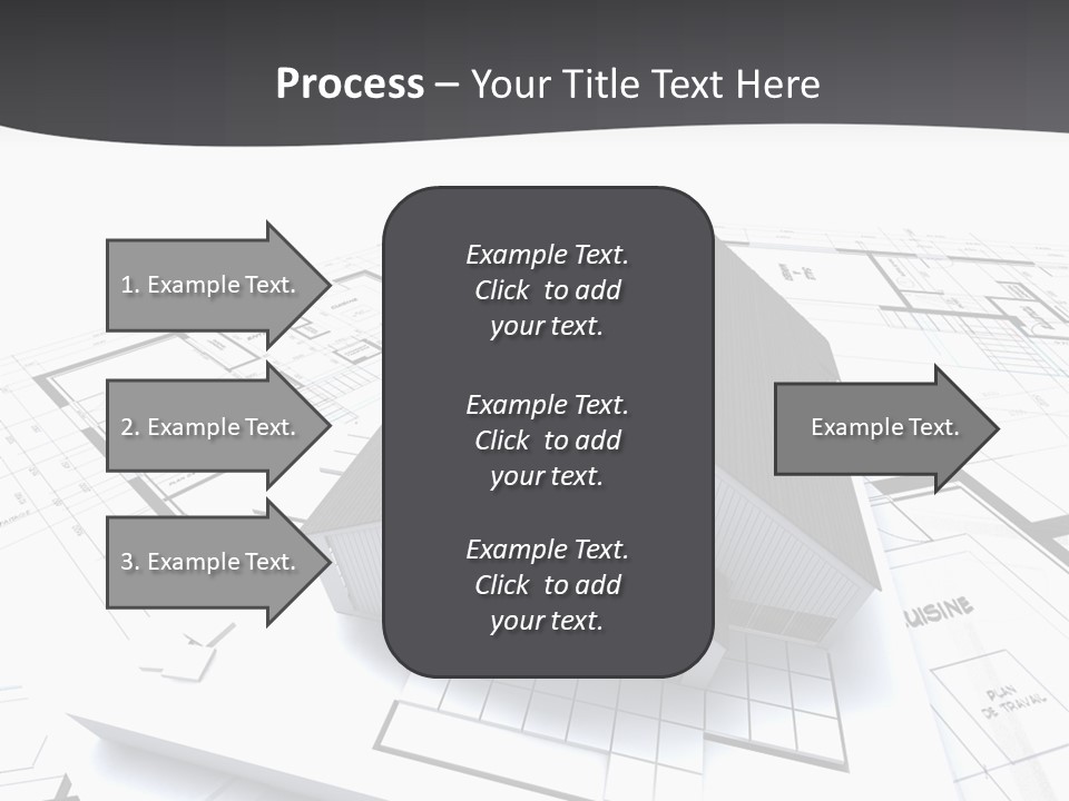 Fireplace Plan Diagram PowerPoint Template