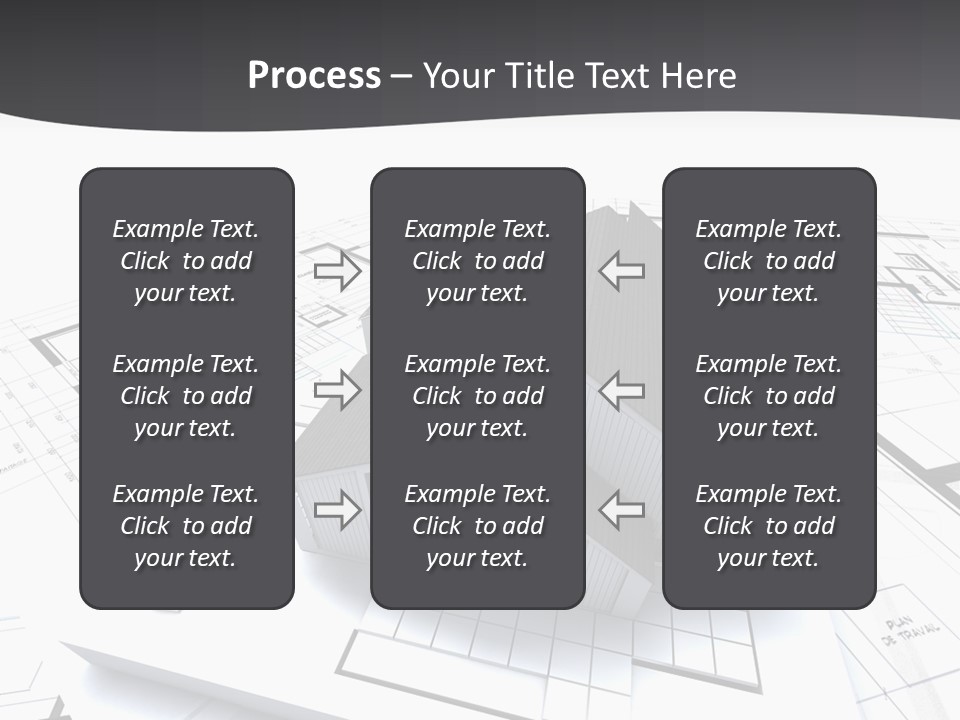 Fireplace Plan Diagram PowerPoint Template