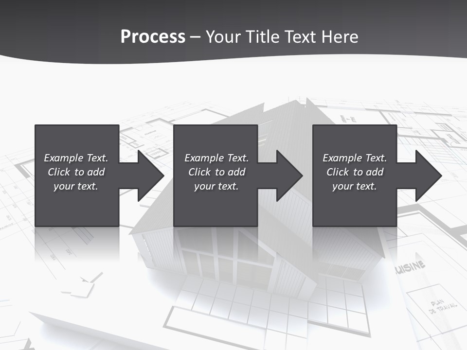 Fireplace Plan Diagram PowerPoint Template