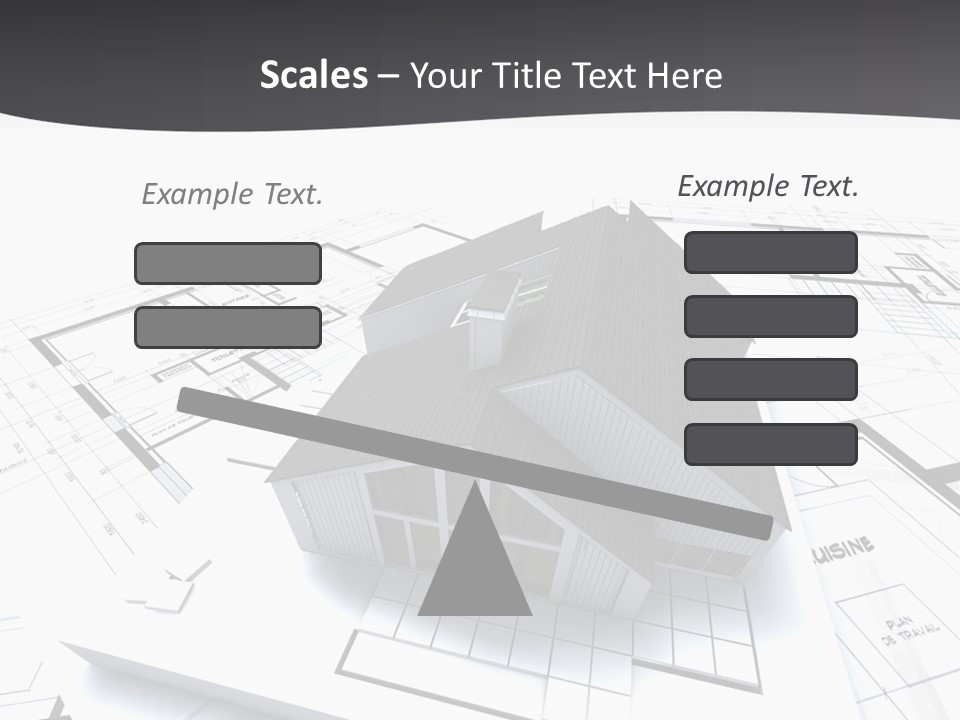 Fireplace Plan Diagram PowerPoint Template