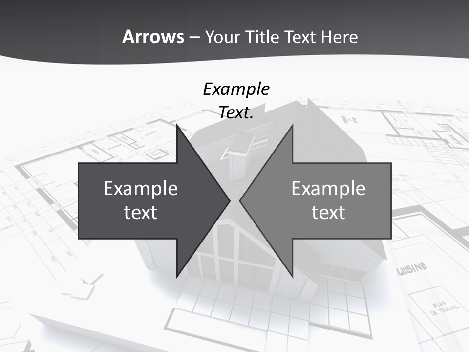 Fireplace Plan Diagram PowerPoint Template
