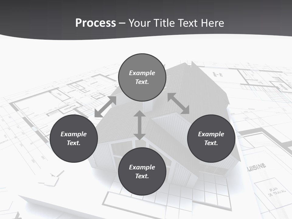 Fireplace Plan Diagram PowerPoint Template