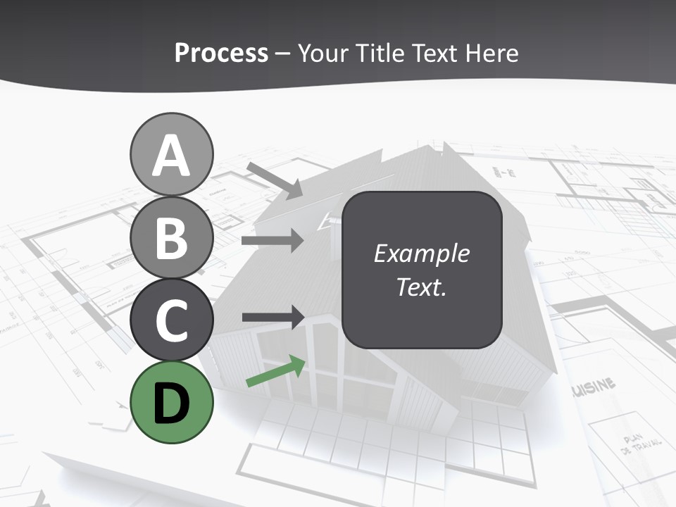 Fireplace Plan Diagram PowerPoint Template