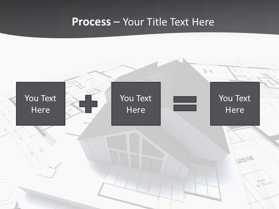 Fireplace Plan Diagram PowerPoint Template