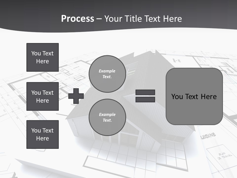 Fireplace Plan Diagram PowerPoint Template