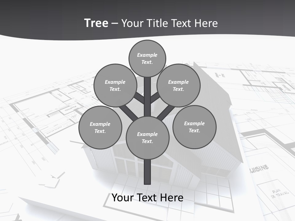 Fireplace Plan Diagram PowerPoint Template