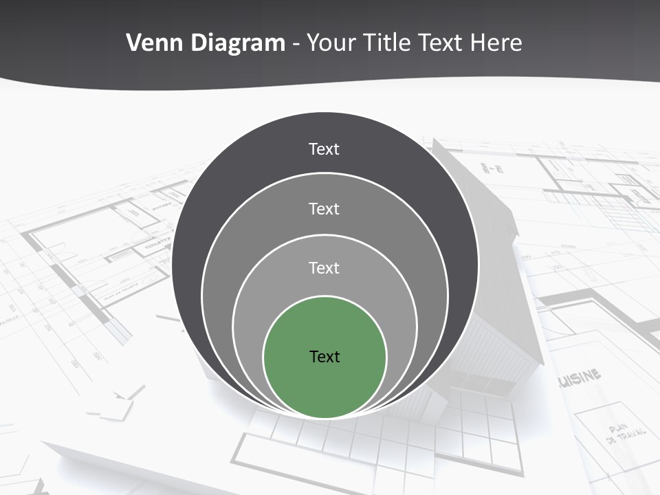 Fireplace Plan Diagram PowerPoint Template