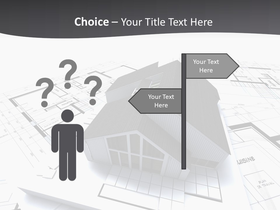 Fireplace Plan Diagram PowerPoint Template