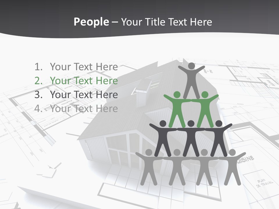 Fireplace Plan Diagram PowerPoint Template