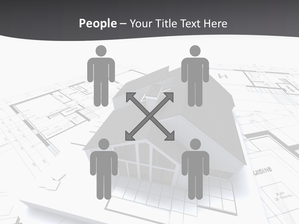 Fireplace Plan Diagram PowerPoint Template