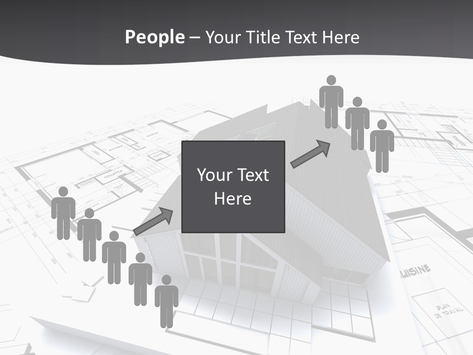 Fireplace Plan Diagram PowerPoint Template