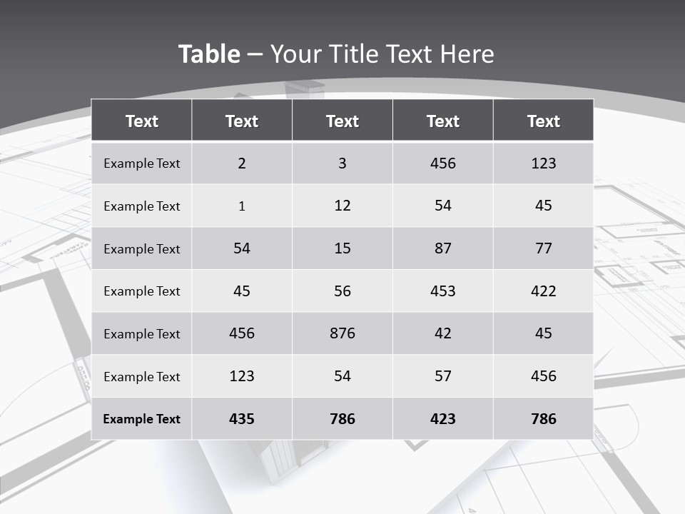 Idea Architecture Reconstruction PowerPoint Template