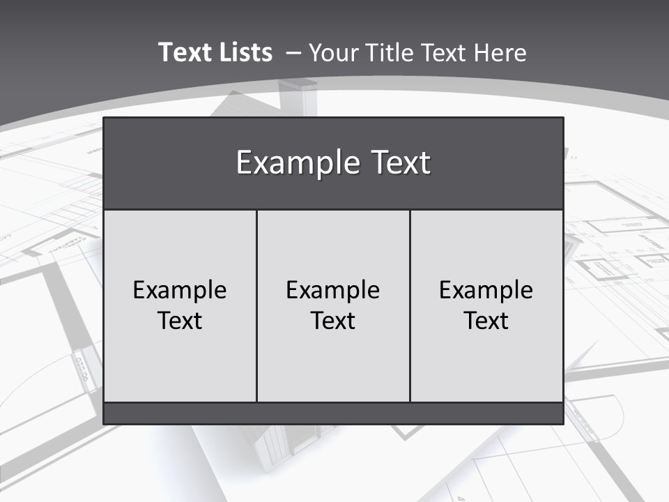 Idea Architecture Reconstruction PowerPoint Template